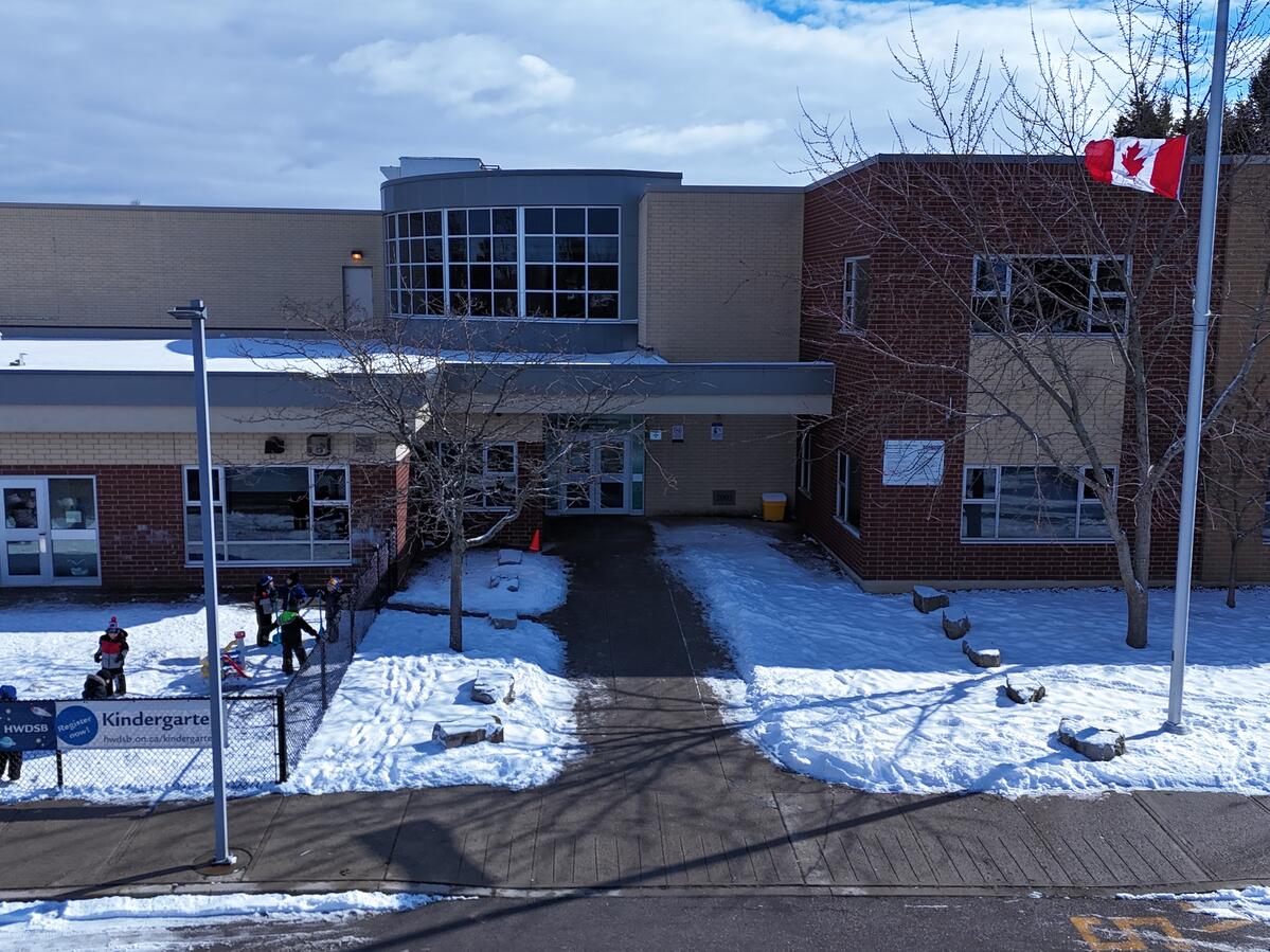 Ancaster Meadow - Outside of the School